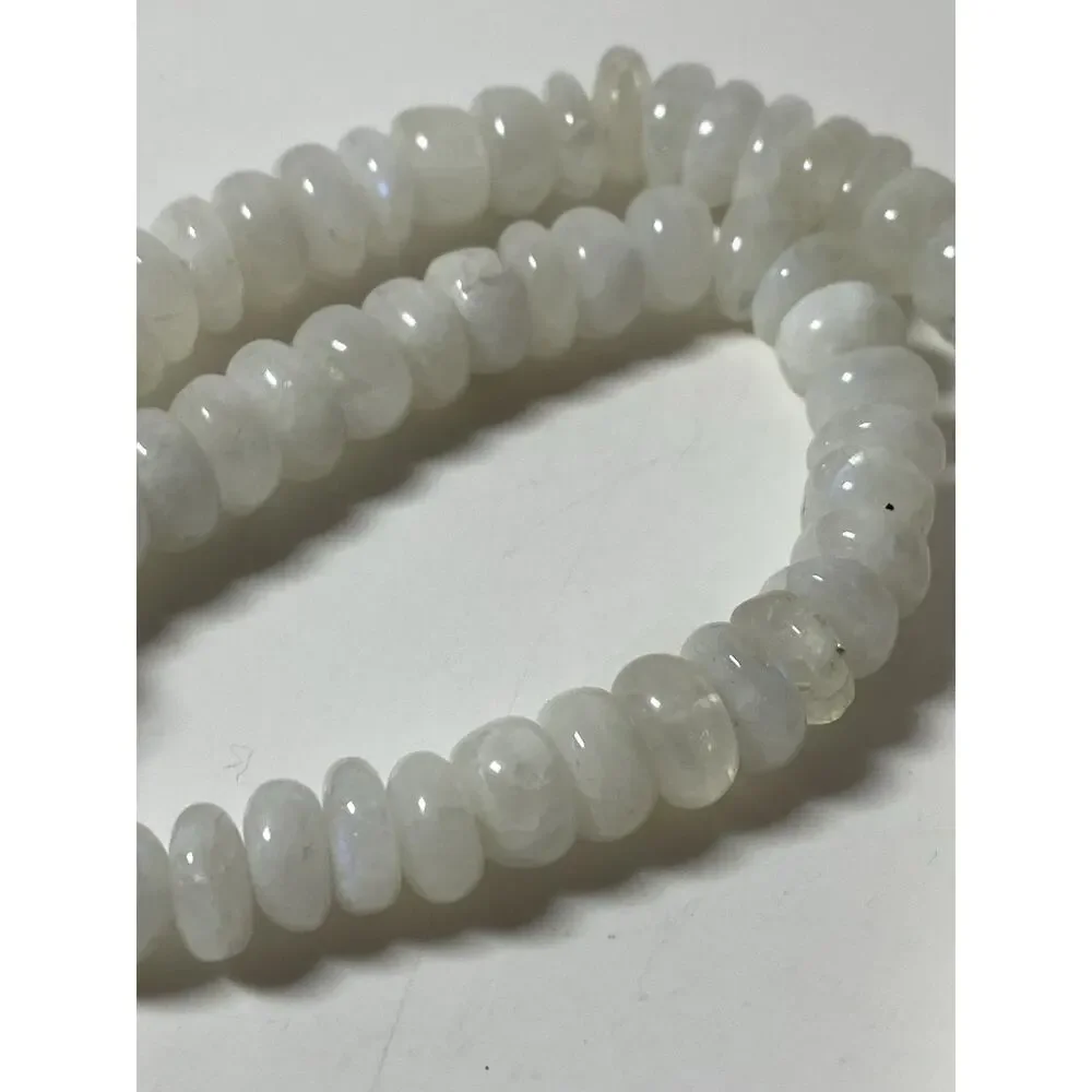 Moonstone Single Strand Beaded Necklace